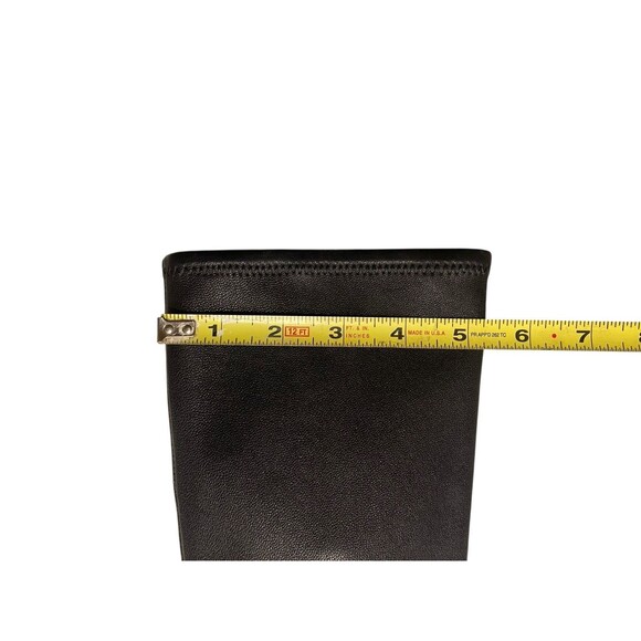 Coach Bergen Over Knee Black Nappa Leather Block Heel Boots Women's Size 5B - Picture 13 of 13